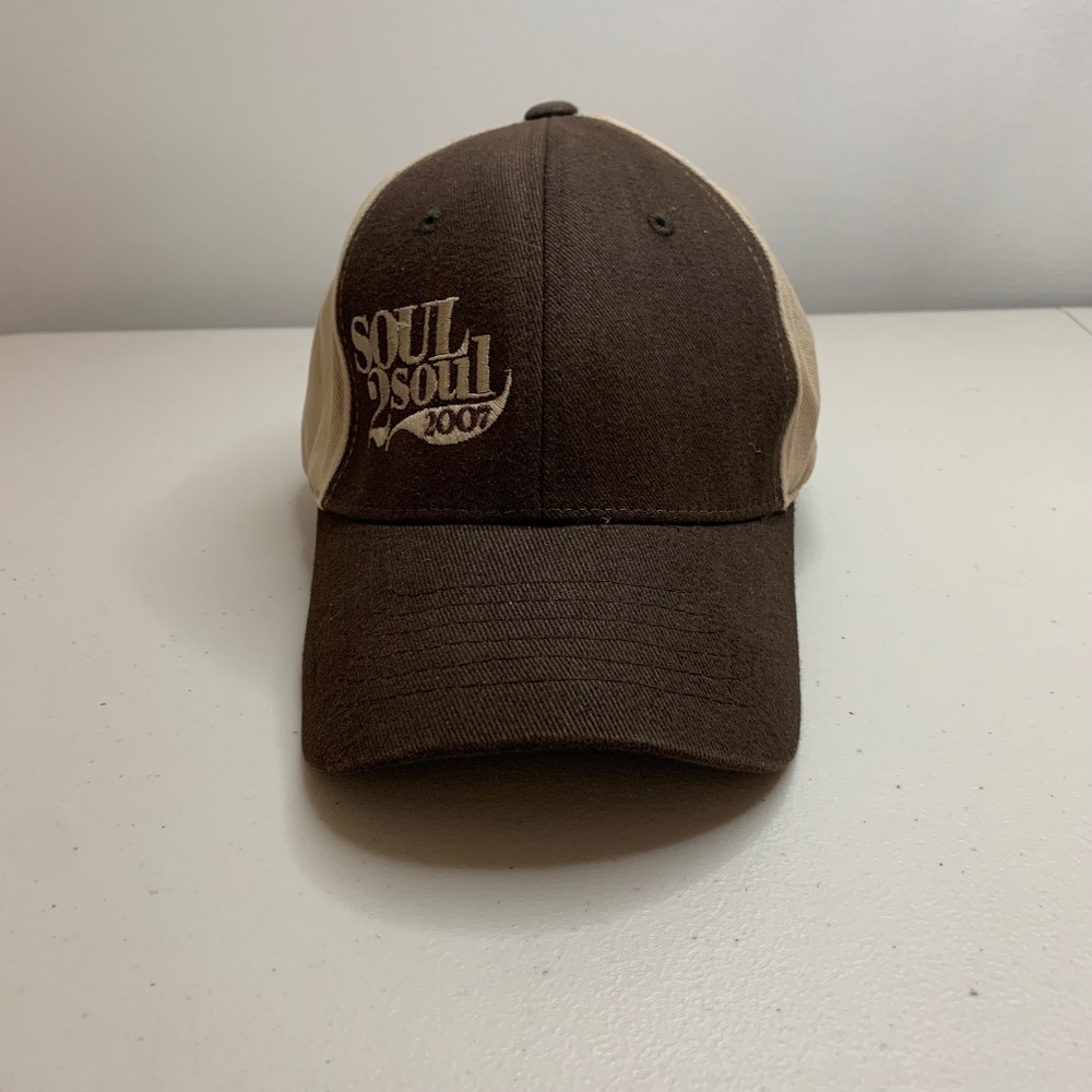 Soul2Soul 2007 Tour-Tim McGraw & Faith Hill Brown & Tan Cap Hat
